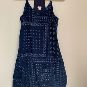 Blue J. Crew Shift Dress